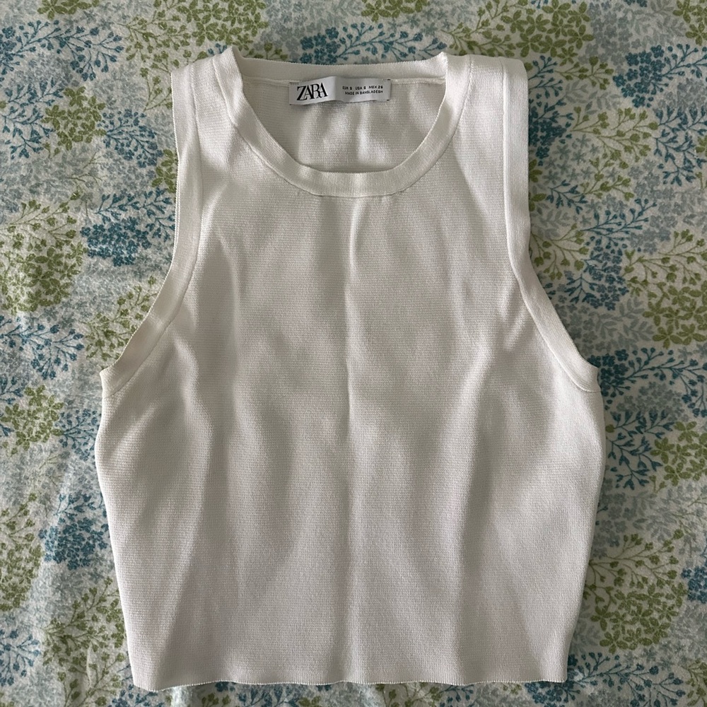 Zara woven tank
